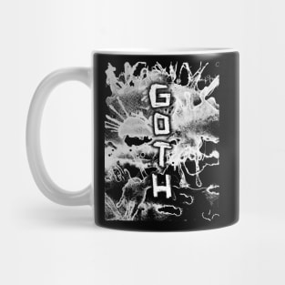 Tie Dye Ink Grunge Goth Mug